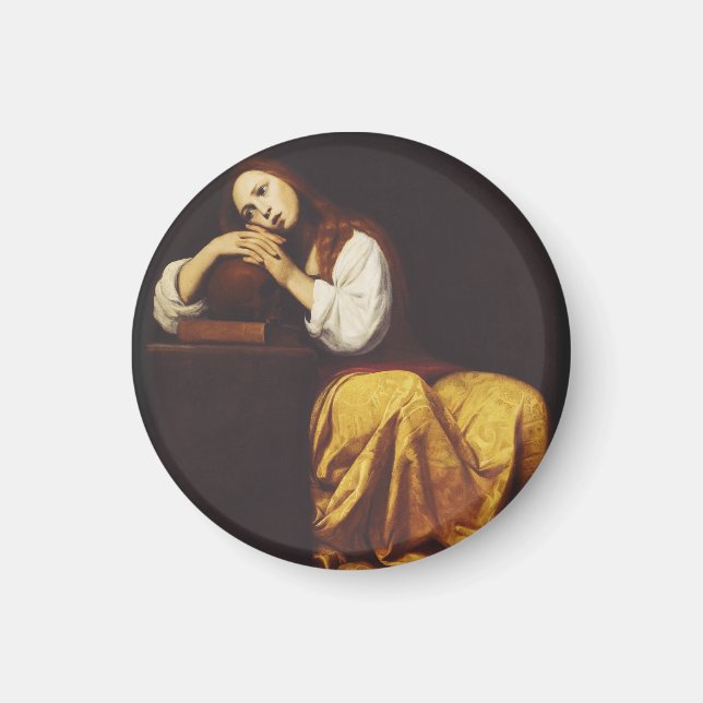 Penitent Mary Magdalene av Giacomo Galli Magnet (Framsidan)