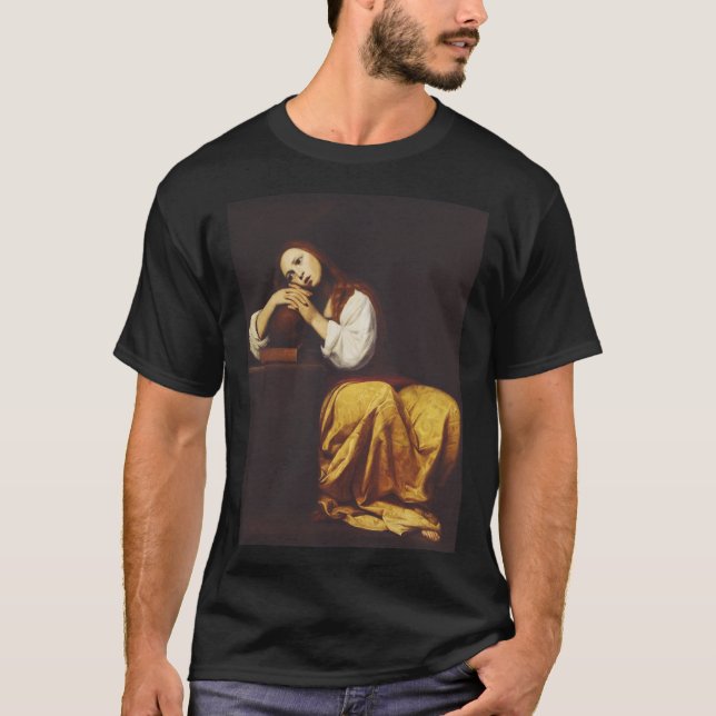 Penitent Mary Magdalene av Giacomo Galli T Shirt (Framsida)