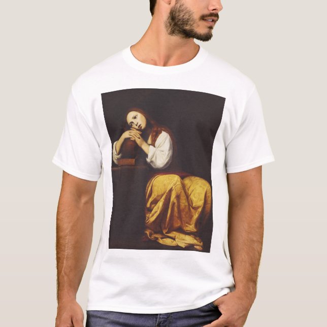 Penitent Mary Magdalene av Giacomo Galli T Shirt (Framsida)