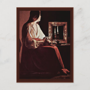 Penitent Mary Magdalene (Magdalena WrightTman) Vykort