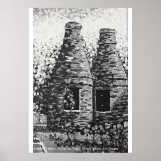 Penkhull Kilns, Stoke-on-Trent Poster. Poster