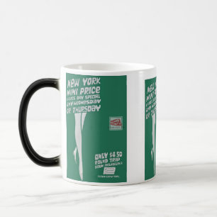 Penn Central Railroad Dam DayTwo-Tone Kaffe Magisk Mugg