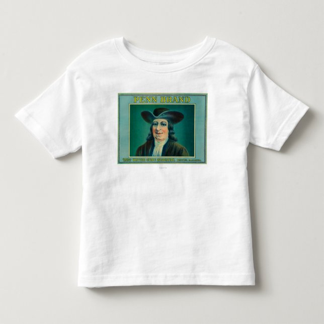 Penn citron LabelWhittier, CA Tee (Framsida)