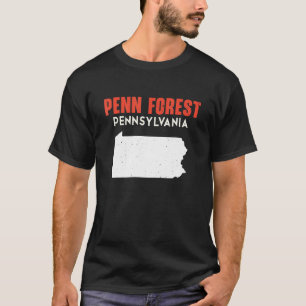 Penn Forest Pennsylvania USA State America Travel T Shirt