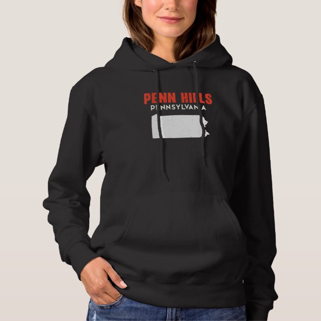 Penn Hills Pennsylvania USA State America Travel T Shirt (Framsida)