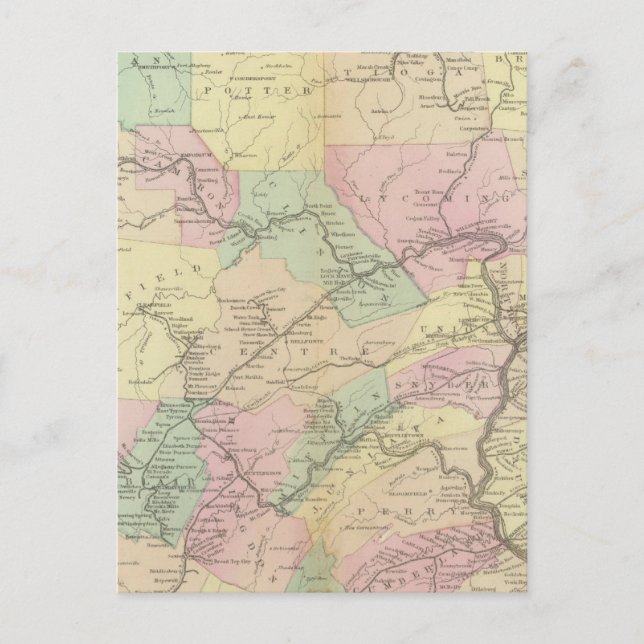 Penn karta vykort (Framsida)