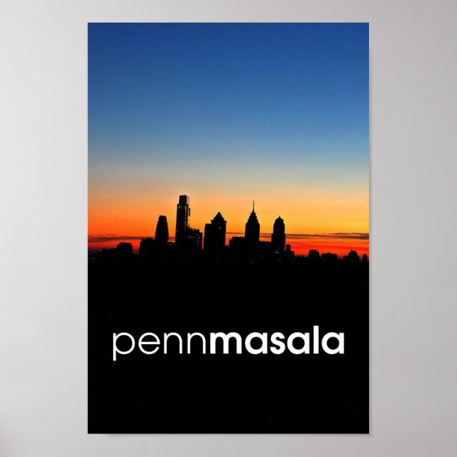 Penn Masala Skyline Poster (Framsidan)