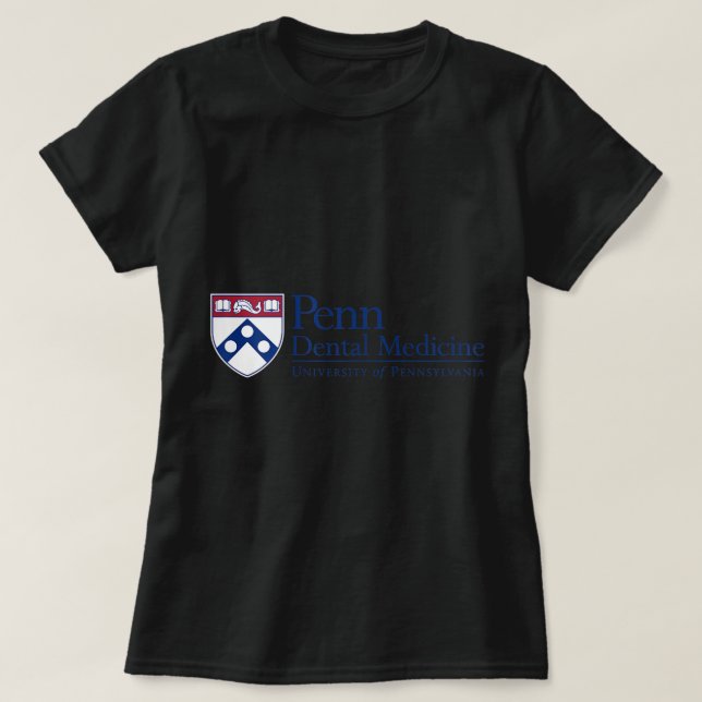 Penn Quakers Apparel School of Dental Medicine T Shirt (Design framsida)