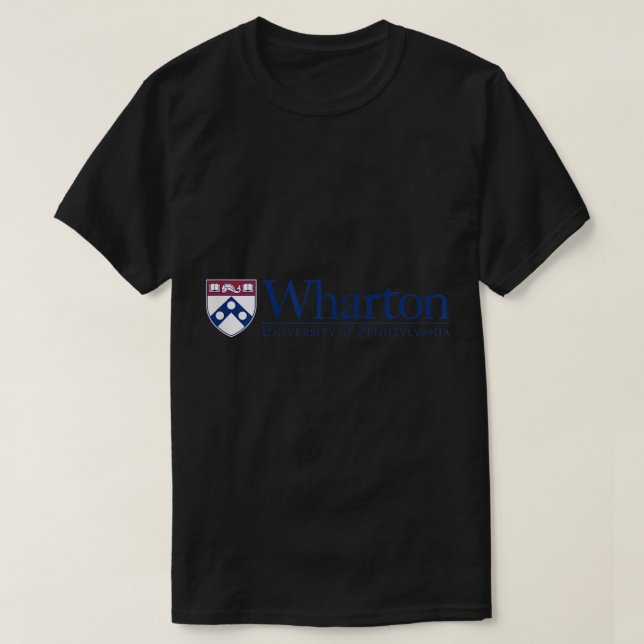 Penn Quakers Apparel Wharton School of Business T Shirt (Design framsida)