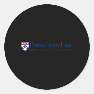 Penn Quakers Carey Law Runt Klistermärke