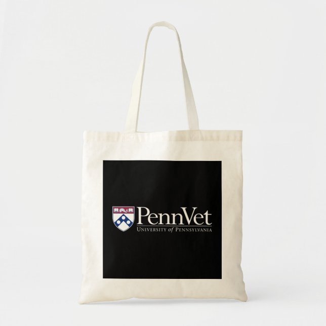 Penn Quakers Manar apparel Veterinary School Long Tygkasse (Framsidan)