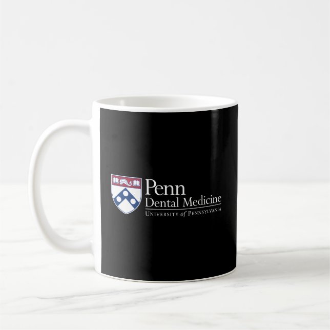 Penn Quakers's School of Dental Medicine Kaffemugg (Vänster)