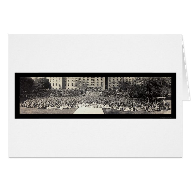 Penn State Studenter Photo 1922 Hälsningskort (Framsidan Horizontal)
