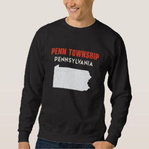 Penn township Pennsylvania USA Stat Amerika Resa Lång Ärmad Tröja