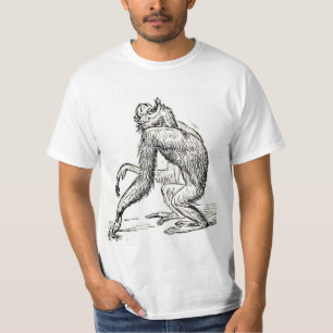 penna Bläck Art Young Ape Gorilla T Shirt