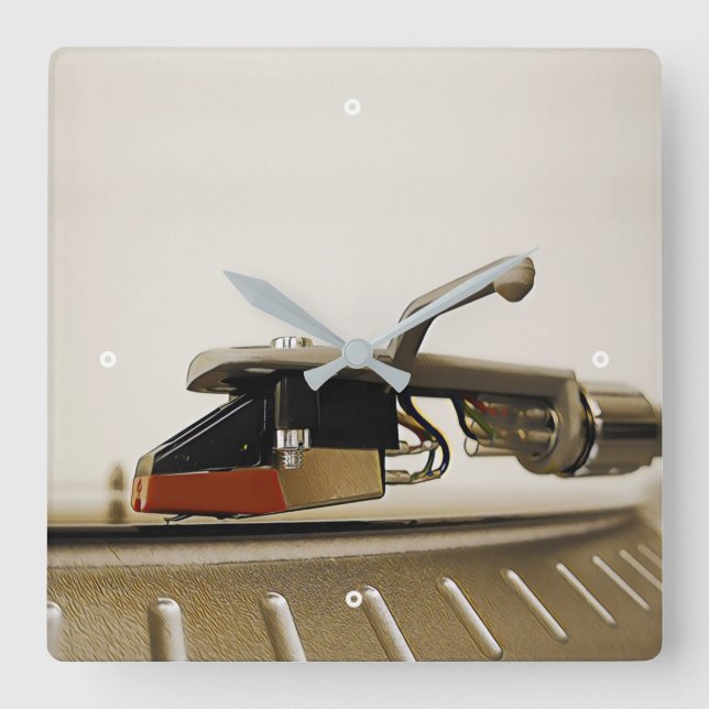 Penna - makrobild - fyrkantig klocka (Framsida)