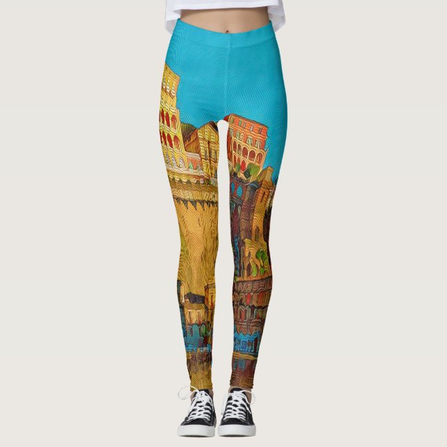 Penna - makrobild - leggings (Framsida)