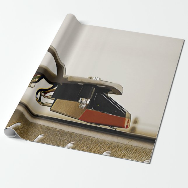 Penna - makrobild - presentpapper (Utrullad)