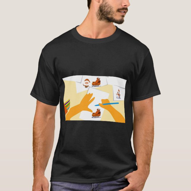 Penna och Pappra skisser T Shirt (Framsida)