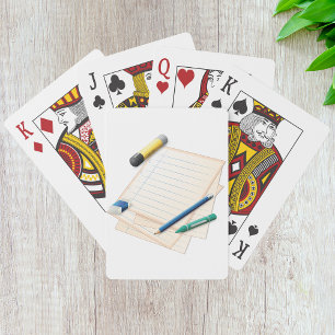 Penna och Pappra uppspelningskort Casinokort