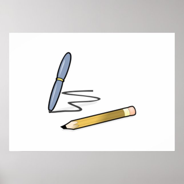 Penna och pennan poster (Framsidan)