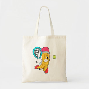 Penna på Tennis med Tennis racket Tygkasse