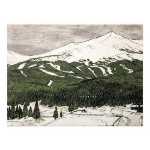 Penna Teckning i Breckenridge, CO Fototryck