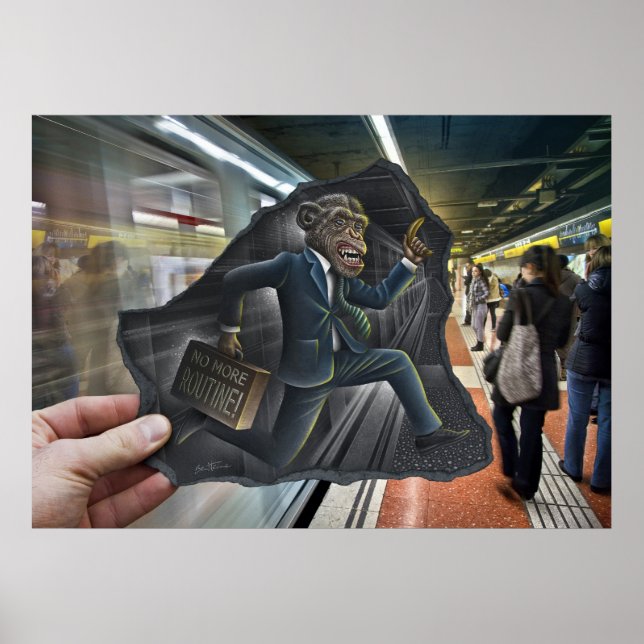 Penna Vs-kamera - inga fler rutiner Poster (Framsidan)