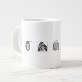 Pennal Djur Kollektion Mugg - Apor Jumbo Mugg