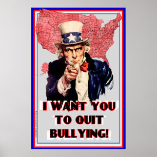 Pennalismaffischen för Uncle Sam "önskar jag att Poster