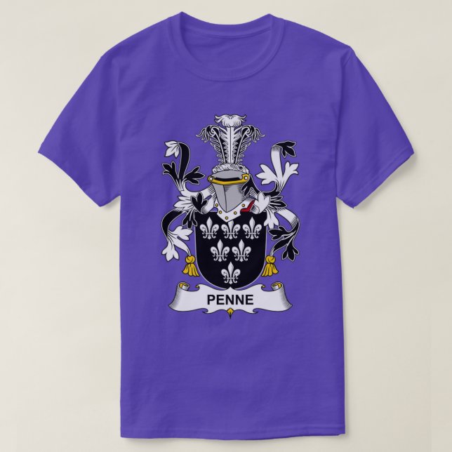 Penne Jackar Arm Family Crest T Shirt (Design framsida)