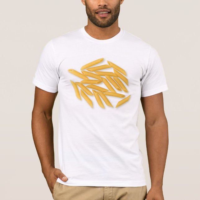 Penne Rigate nudlar Tee Shirt (Framsida)
