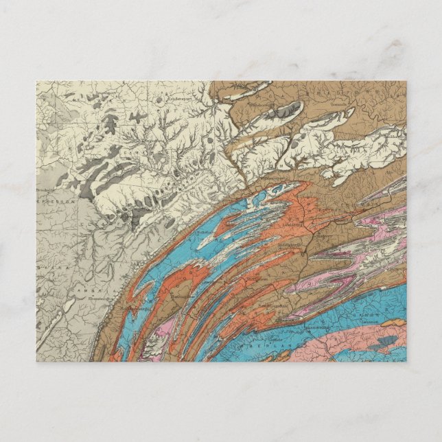 Penngeologiska formationer vykort (Framsida)