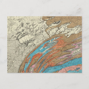 Penngeologiska formationer vykort