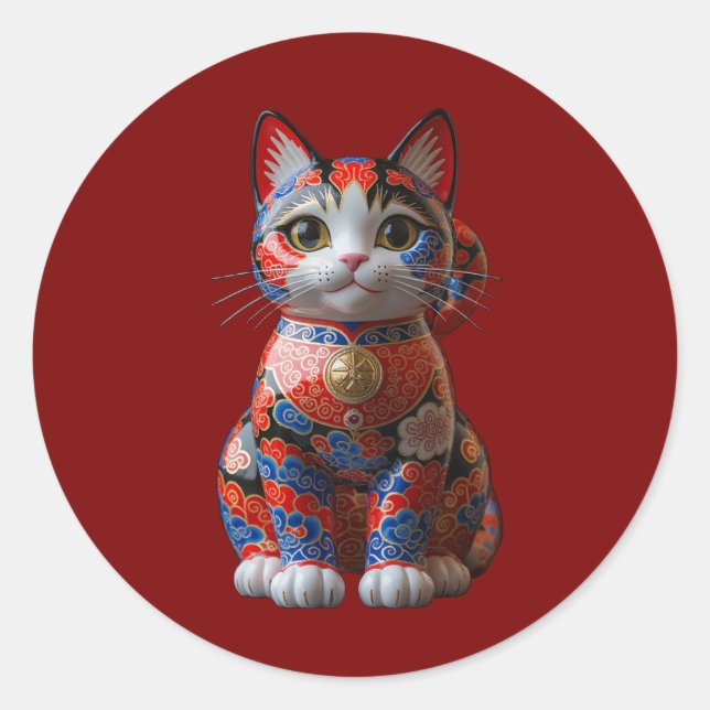 Penningkatt Runt Klistermärke (Framsida)