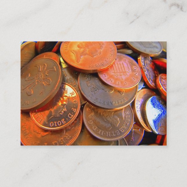 Penningmedlets Färg Visitkort (Framsida)