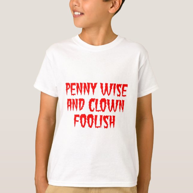 Penningsvis och clownaktigt dumdristig tröja (Framsida)