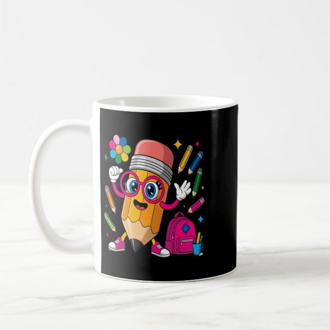 Pennkaraktär Lär dig Skapa Kaffemugg (Vänster)