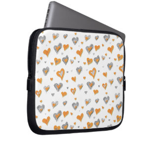 Pennkonst Hjärtan Laptopväska Laptop Sleeve