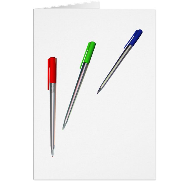 pennor hälsningskort (Framsidan)