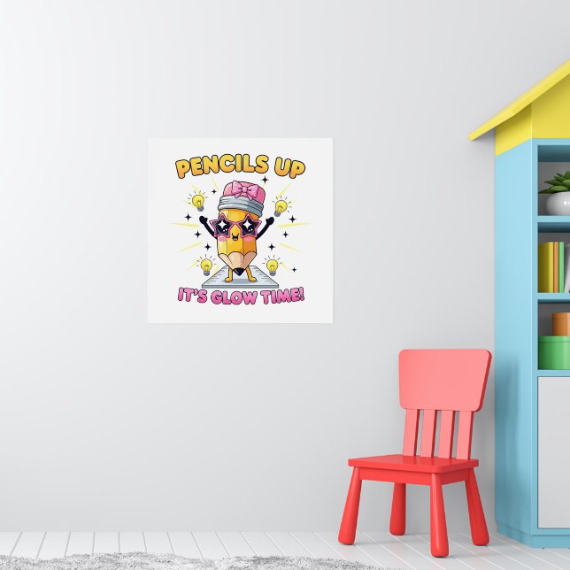 Pennor Upp Det Är Glanstid Poster (Barnkammare 1)