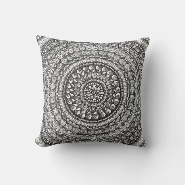 Pennoriginal Konst Mandala Design Kudde (Framsida)