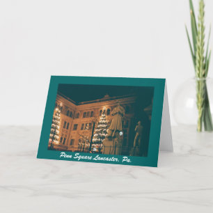 PENN'S SQUARE LANCASTER PA. GREETING CARD KORT