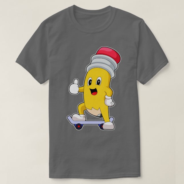 Pennskartong 1 Skater T Shirt (Design framsida)