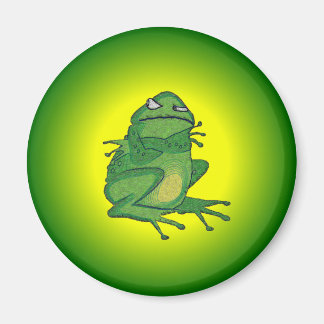 Pennsketch Frog på övertoning Magnet
