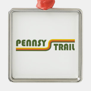 Pennsy Trail Indianapolis Julgransprydnad Metall