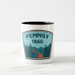 Pennsy Trail Indianapolis Två-Tonad Mugg