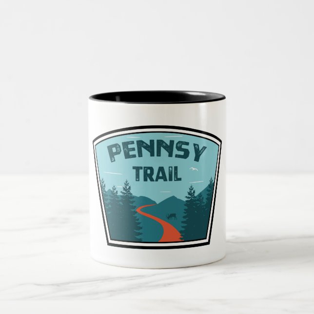 Pennsy Trail Indianapolis Två-Tonad Mugg (Center)