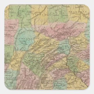 Pennsylvania 10 fyrkantigt klistermärke