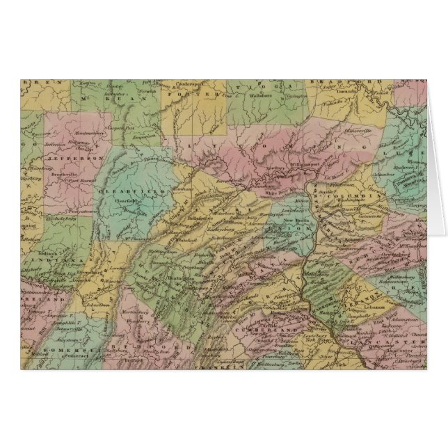 Pennsylvania 10 hälsningskort (Framsidan Horizontal)